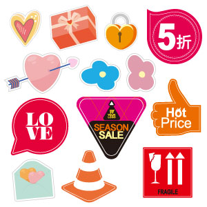 O2K雷射切割貼紙